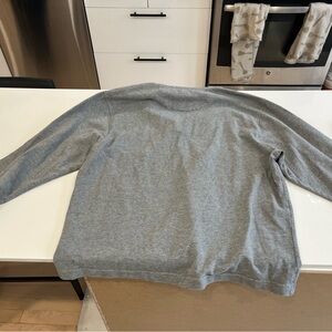Brooks Brothers Light Gray Zip-Up Sweater